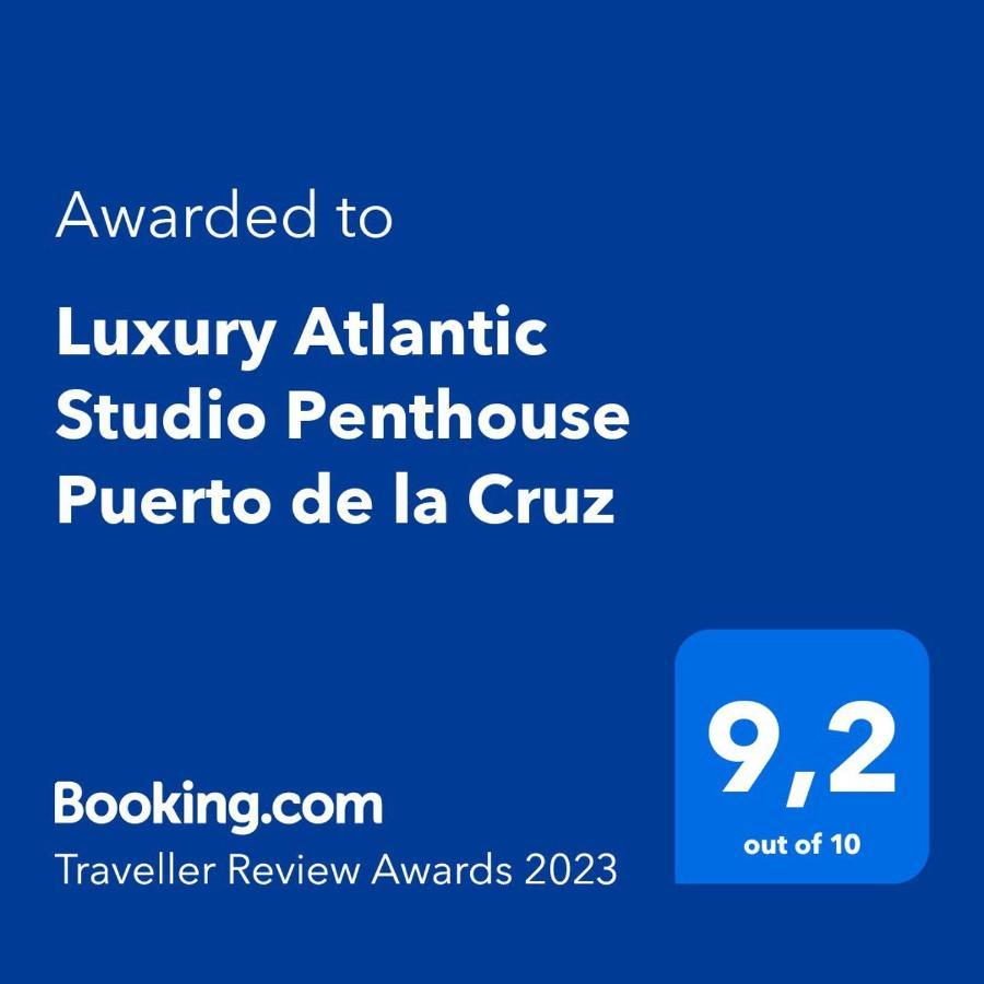 Luxury Atlantic Studio Penthouse Puerto de la Cruz Exterior foto